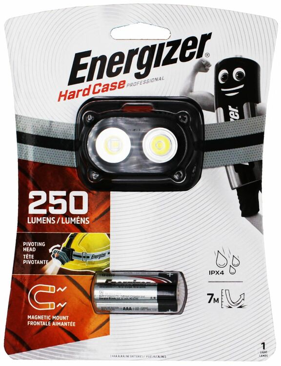ENERGIZER 300668000 Hardcase Magnet Headlight incl. 3x AAA BL1