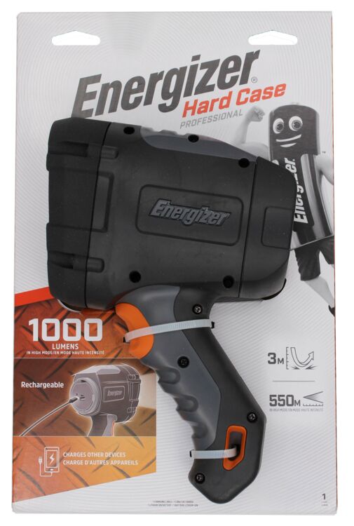 ENERGIZER 300668100 Hardcase Pro Rechargeable Hybrid  Spotlight LED