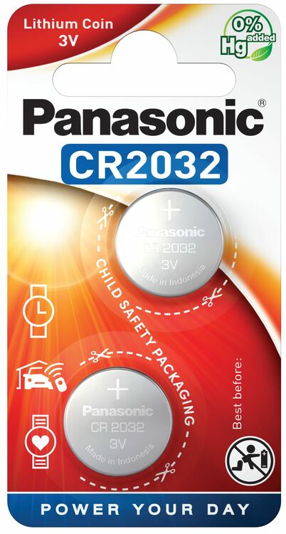PANASONIC Lithium CR2032 BL2