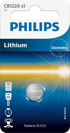 PHILIPS Lithium CR1220 BL1