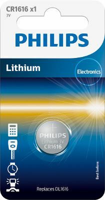 PHILIPS Lithium CR1616 BL1