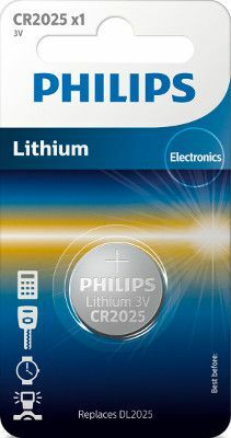 PHILIPS Lithium CR2025 BL1