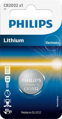 PHILIPS Lithium CR2032 BL1