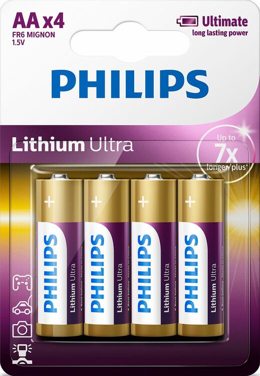 PHILIPS Lithium Ultra FR6 AA BL4