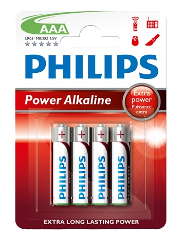 PHILIPS Power Alkaline LR03 AAA BL4