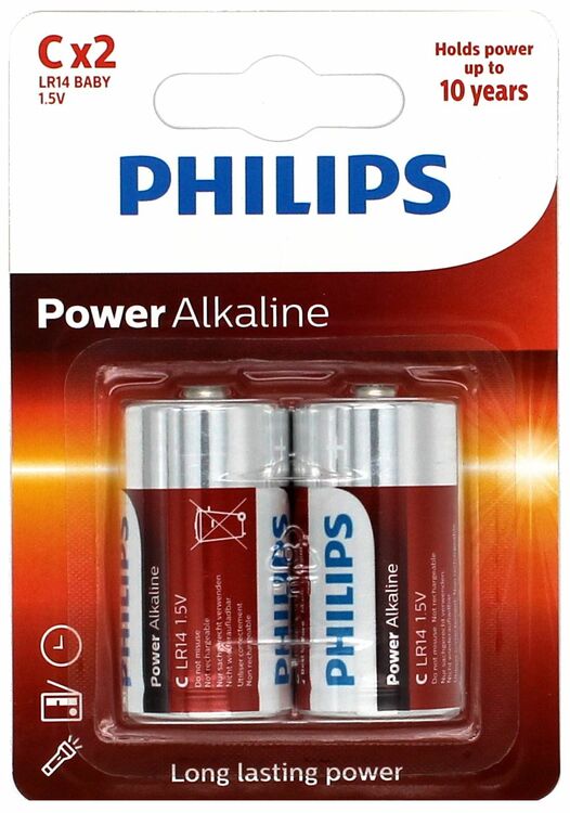 PHILIPS Power Alkaline LR14 C BL2