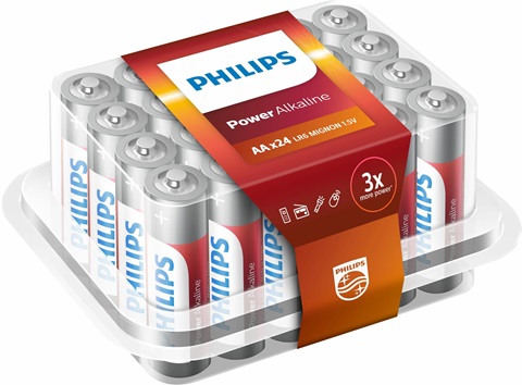 PHILIPS Power Alkaline LR6 AA 24-Box