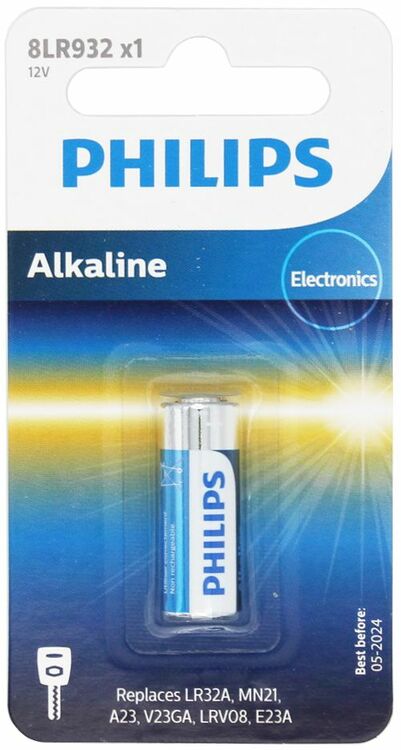 PHILIPS Alkaline 8LR932/LR23A 12V BL1