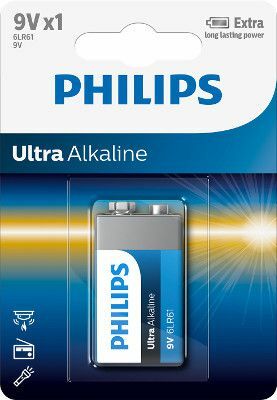 PHILIPS Ultra Alkaline 6LR91 9V BL1