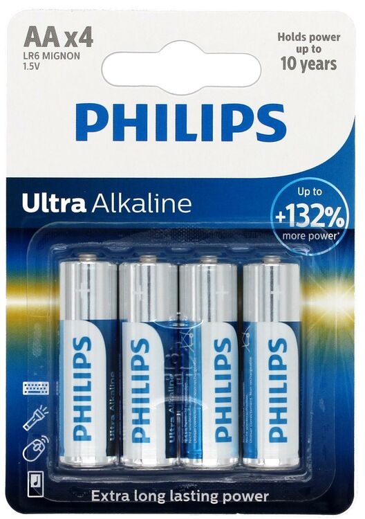 PHILIPS Ultra Alkaline LR6 AA BL4
