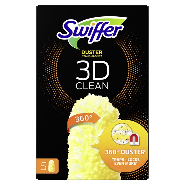 SWIFFER 0401 Staubmagnet 3D Nachfüllpackung (5 Tücher)