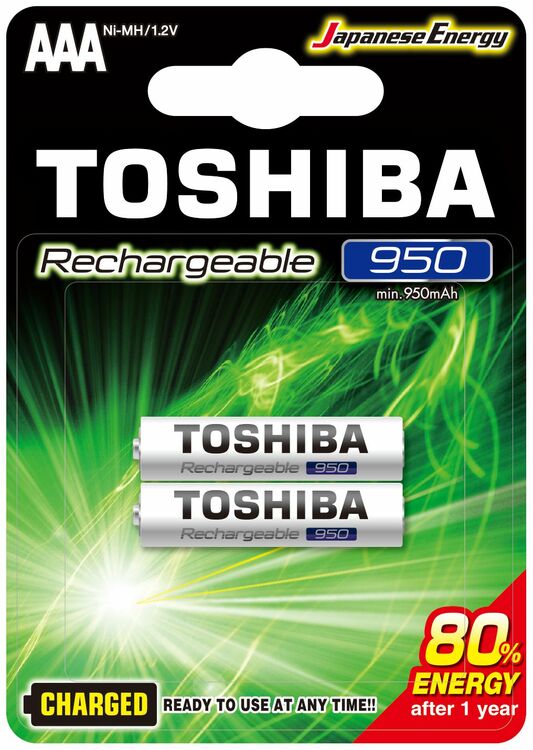 TOSHIBA Accu HR03 AAA 950mAh BL2