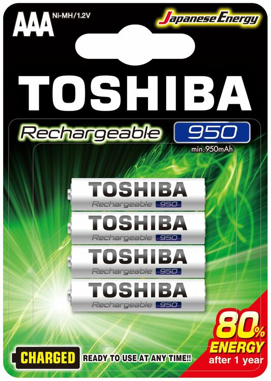 TOSHIBA Accu HR03 AAA 950mAh BL4