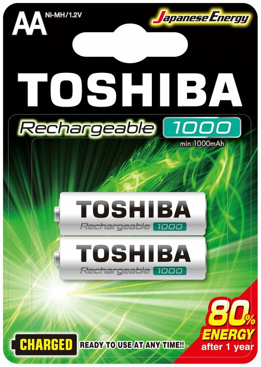 TOSHIBA Accu HR6 AA 1000mAh BL2