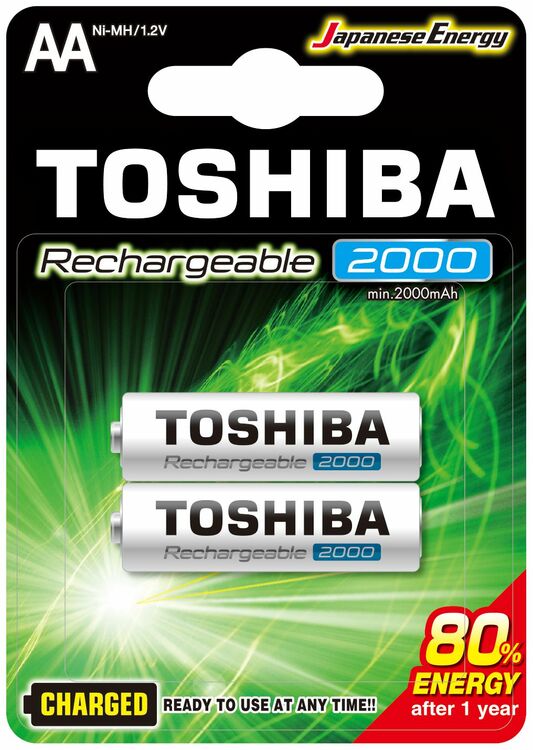 TOSHIBA Accu HR6 AA 2000mAh BL2