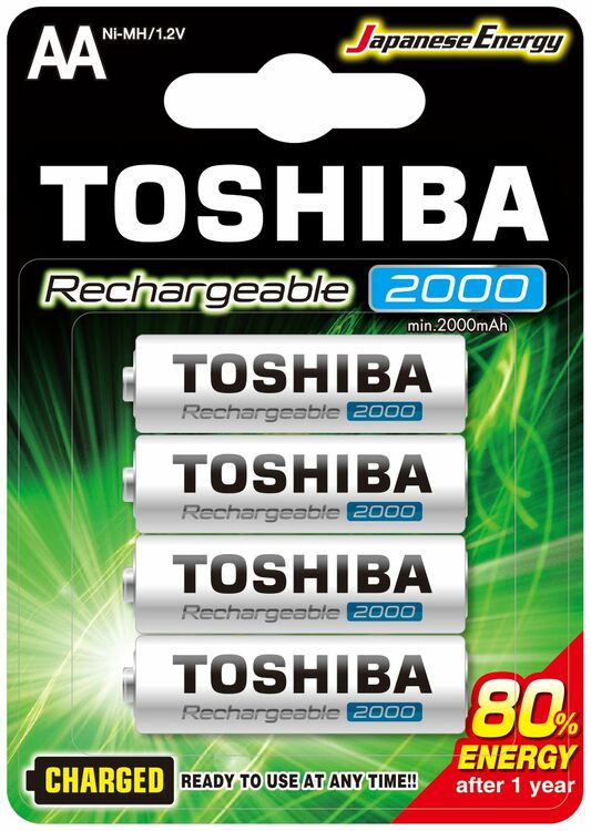 TOSHIBA Accu HR6 AA 2000mAh BL4