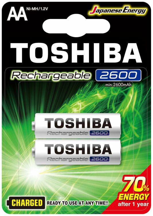 TOSHIBA Accu HR6 AA 2600mAh BL2