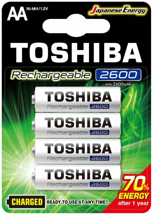 TOSHIBA Accu HR6 AA 2600mAh BL4