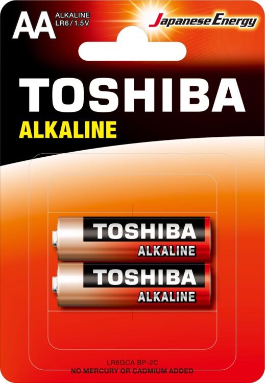 TOSHIBA Alkaline LR6 AA BL2