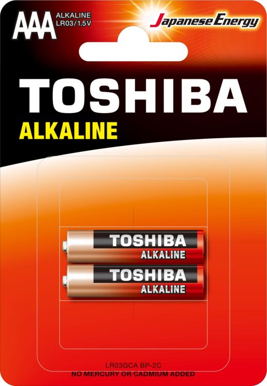 TOSHIBA Alkaline LR03 AAA BL2