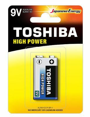 TOSHIBA Alkaline High Power 6LR61 9V BL1