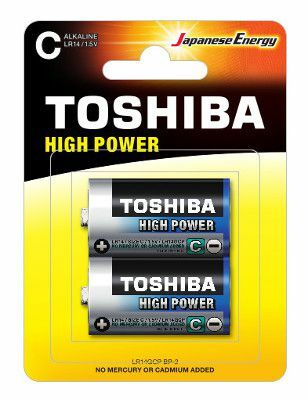 TOSHIBA Alkaline High Power LR14 C BL2