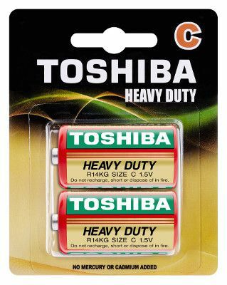 TOSHIBA Heavy Duty Zinc R14 C BL2