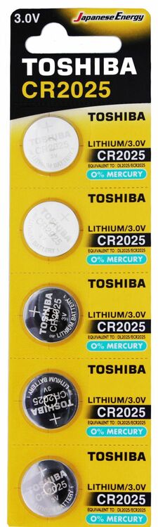 TOSHIBA Lithium CR2025 BL5