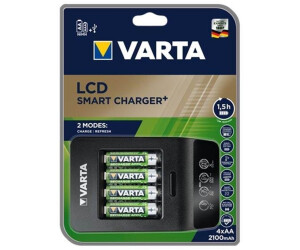 VARTA 57684 101 441 LCD Smart Charger incl. 4x AA 2100mAh BL1