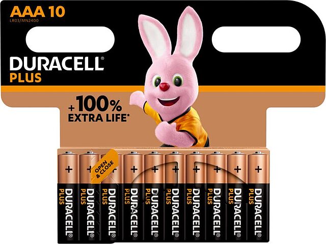 DURACELL Plus MN2400 LR03 AAA BL10